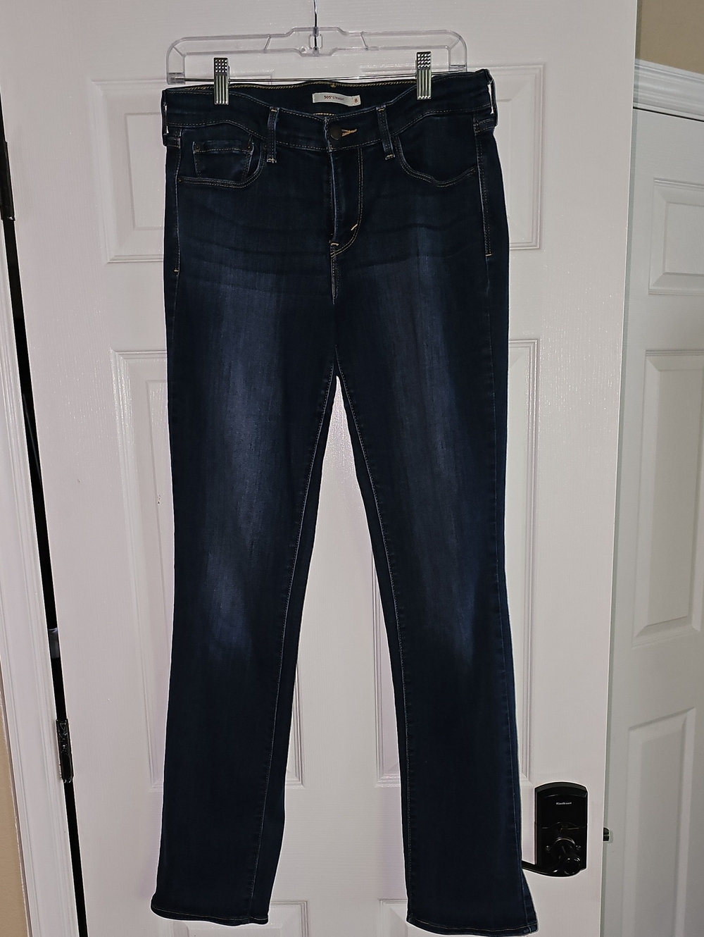 505 Levi's Indigo Straight-Leg Women’s Jeans